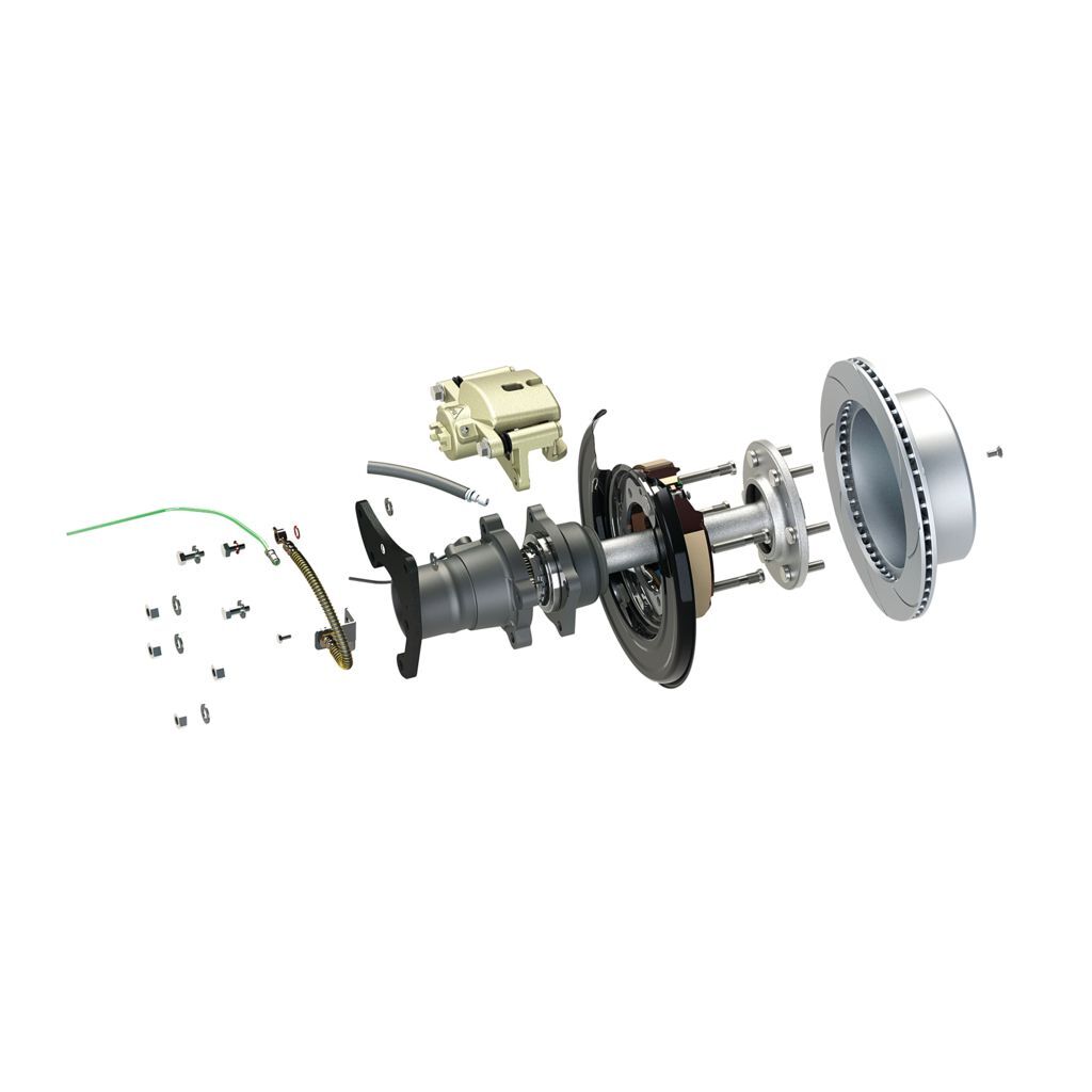 Toyota Hilux KUN25/26 Rear Drum To Disc Brake Conversion Kit