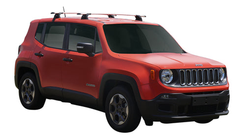 Jeep Renegade (2015-2023) Sport 5 Door SUV 2015 - 2023 (Naked Roof) Aero ThruBar Yakima Roof Rack