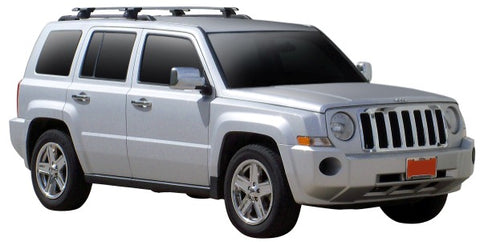 Jeep Patriot (2007-2022) 5 Door SUV 2007 - 2022 (Raised Rails) Aero ThruBar Yakima Roof Rack