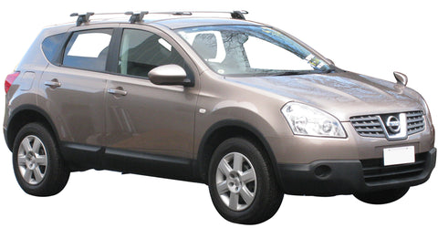 Nissan Dualis (2007-2014) 5 Door SUV 2007 - May 2014 (Naked Roof) Aero ThruBar Yakima Roof Rack