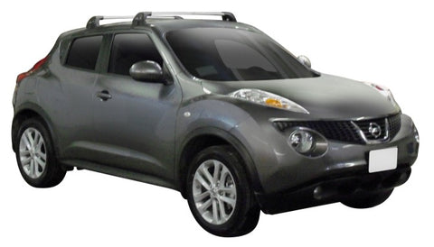 Nissan Juke (2013-2015) 5 Door SUV 2013 - Mar 2015 (Naked Roof) Aero FlushBar Yakima Roof Rack