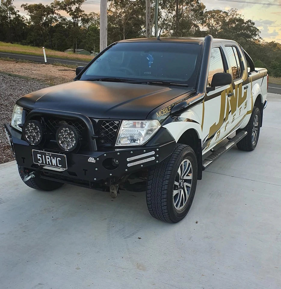 Nissan Navara D40 - Standard Entry Snorkel - Seamless Polished