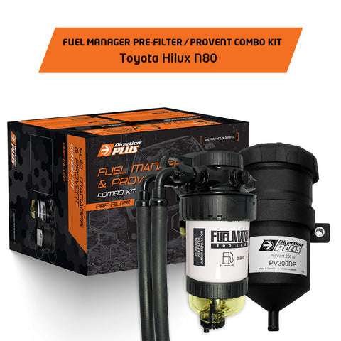 Toyota Fortuner (2015-2023) GUN 2.8L Direction Plus Fuel Manger Pre-Filter & Provent Combo Kit