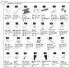 Isuzu D-Max (2012-2016) EGR AUTO Hardware Fitting Kit inc. Gas Struts - Isuzu D-Max 1P 2012-20