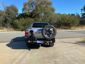 Toyota Hilux (2019-2022) N80 GUN26R SR5 Rouge 2.8DT 4WD Outback Accessories Rear Bar (SKU: TWCPHLX4)