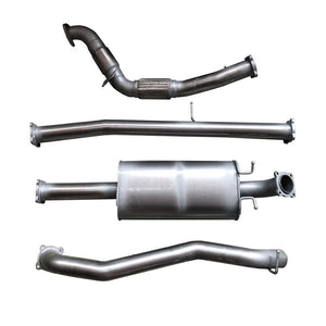 Mazda BT-50 (2011-2016)  UP UR  3" Stainless Steel Turbo Back Exhaust System (Ballistic Exhaust Berklee Performance)