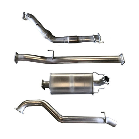 Toyota Hilux D4D (2005-2015) 3" Inch Stainless Steel Turbo Back Exhaust System (Ballistic Exhaust -Berklee Performance)