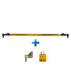 Toyota LandCruiser (2016-2022) Superior Engineering Superior Billet Series 7075 - T6 Alloy Drag Link Solid Bar to suit 79 Series Single Cab 2016 on (Wide Body) Adjustable