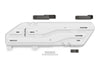 Aluminum Fuel Tank Bash Plate - TOYOTA LAND CRUISER 250; V-2.8D, AT, 4WD; 2024-PRESENT, New design RIVAL