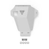 Aluminum Rear Differential Bash Plate - Ineos Grenadier V-3.0, 3.0D, At, 4Wd (2023-Present) + Fitting Kit RIVAL