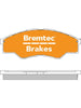 Toyota Hilux (2005-2015) KUN25R KUN25 2.5 LITRE DIESEL - Bremtec Front/Rear Pro-Line HD & 4WD Ceramic+ Zero Dust Front Brake Pads