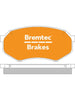Mazda 929 (1987-1991) HC HCSP 3.0 LITRE PETROL - Bremtec Front Brake Pads (Pair)