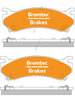 Toyota Hilux (1988-1997) RN90R 2.4 LITRE PETROL - Bremtec Front Brake Pads (Pair)