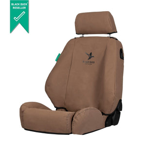 Holden Rodeo (1988-2003) TF Black Duck Canvas Front and Rear Seat Covers - HR102 HR103 HR104 HR10DR