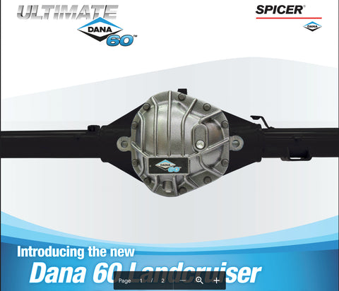 Toyota Landcruiser 70 series (2012-2023) Dana 60 Diff Rear Track Correction 78 79 76 Series
