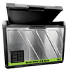 50L Fridge Freezer 12v 24v 240v Stainless Steel Sides