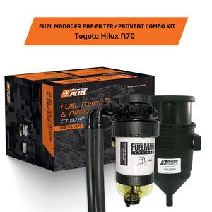 Toyota Hilux (2011-2015) KUN N70 Turbo Diesel Dual Protection Pack - Provent Catch Can and Fuel Manager Pre-Filter (FMPV613DPK)