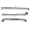 Ford Ranger (2016-2021)  3.2L 8/2016> - Stainless Steel Hulk 4x4 Exhaust Kit with Muffler Delete