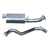 FORD EVEREST (2018-2022) 3.2L TD DPF BACK UA-UAII SER - Stainless Steel Hulk 4x4 Exhaust Kit