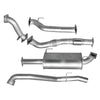 Isuzu D-Max (2007-2010)  3.0 4jj1 3: Stainless Steel Hulk 4x4 Exhaust Kit