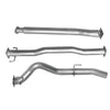 Mitsubishi Triton (2015-2023) Mitsubishi Triton MQ 2.4L 2015> - Stainless Steel Exhaust Kit with Muffler Delete