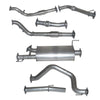 Toyota LandCruiser (2007-2020) Toyota LandCruiser 200 Series 1VD V8TD Non-DPF Muffler Delete 2007-15 - Stainless Steel Exhaust Kit
