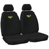 Toyota LandCruiser (2002-2009) Toyota Landcruiser Prado - Black Canvas - Front Seat Covers