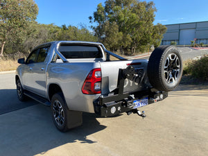 Toyota Hilux (2019-2022) N80 GUN26R SR5 Rouge 2.8DT 4WD Outback Accessories Rear Bar (SKU: TWCPHLX4)