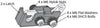 Load Shield Replacement Rear Side Latches
