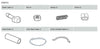 Replacement Brass Latch Kit for EGR Soft Tonneau Covers - 1 Pair