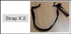 Replacement Front Roll-Up Strap Kit for EGR STC - 1 Pair