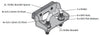 Toyota Hilux (2015-2023) EGR AUTO Load Shield Replacement Striker Bracket - Toyota Hilux 2015- J Deck