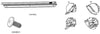 Toyota Hilux (2015-2023) EGR AUTO RollTrac Hilux Replacement Tailgate Rail - Toyota Hilux 2015