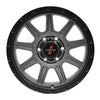 Loaded Wheels Gunbarrel Grey / Black Lip 1675Kg - 22063SG