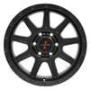 Loaded Wheels Gunbarrel Satin Black 1675Kg - 22865SB