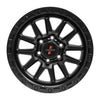 Loaded Wheels Stockton Satin Black 1675Kg - 21743SB