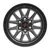 Loaded Wheels Stockton Grey / Black Lip 1675Kg - 21063SG