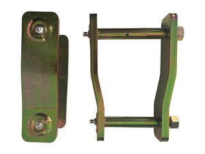 Mitsubishi Pajero (1983-1991)  Leaf Rear LWB Petrol 2.6 & 3.0ltr  Superior Extended Shackles 2 Inch (50mm)