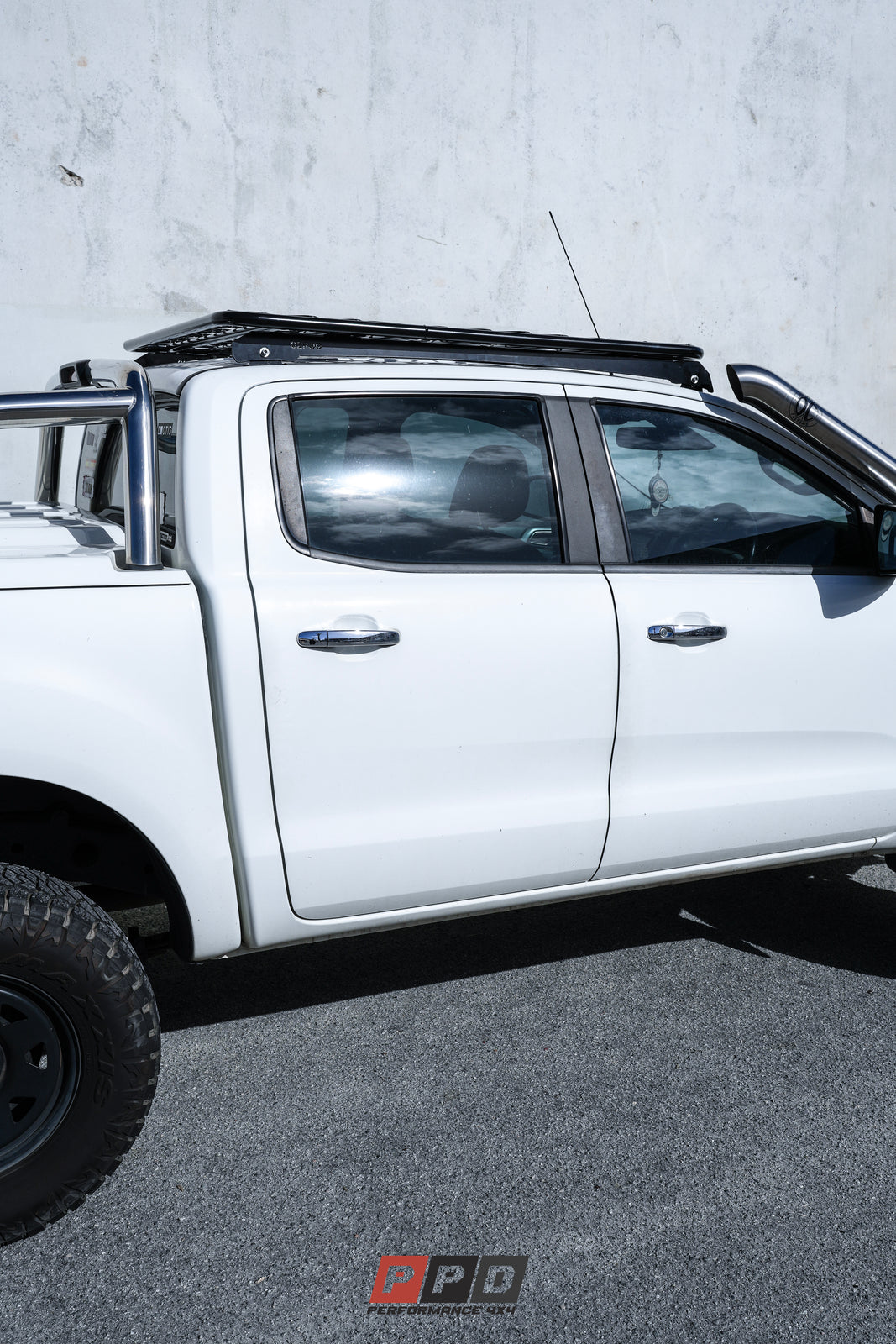 Ford Ranger (2011-2017+) PX PXII PXIII FLAT STYLE Dual Cab Roof Rack ...