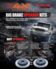 Toyota LandCruiser (1999-2025) Toyota Landcruiser 76,78,79 Series Auto Hub Big Front Brake Upgrade Kit