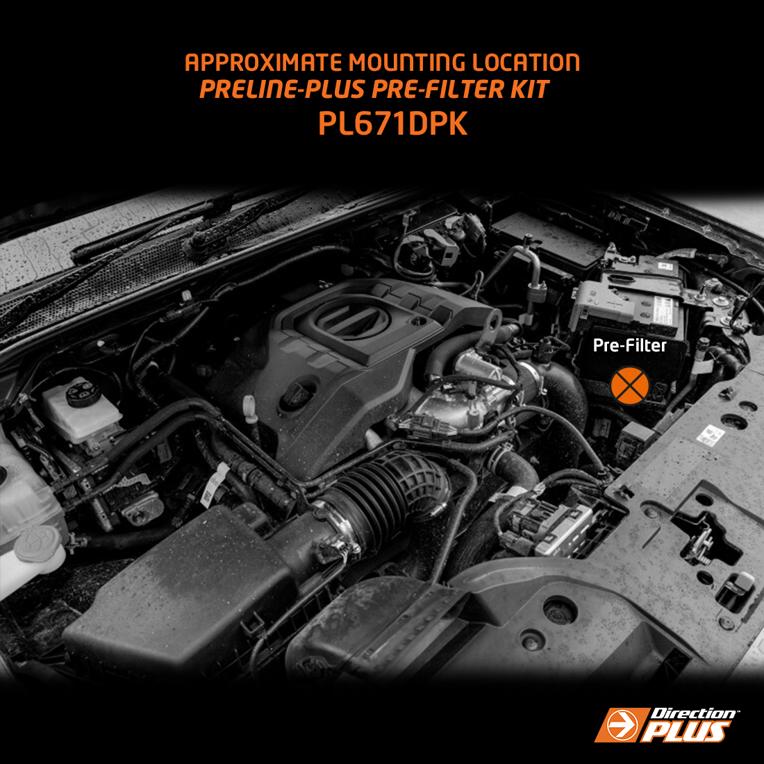Ford Ranger (2022-2025) RA Next Gen Direction Plus PRELINE-PLUS KIT ...