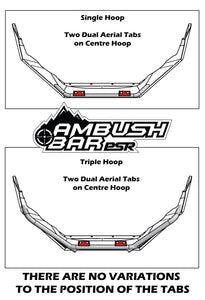 Holden Colorado (2012-2016) PSR  RG1 Ambush Single Hoop Bullbar