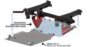 Isuzu  D-Max (2020-2025) PSR  3 - Mazda BT-50 TF 2021-ON Chassis Saver Front Bash Guard Front Half