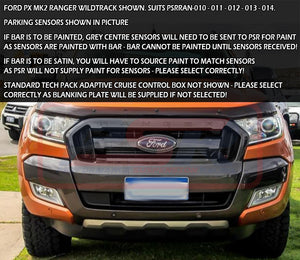 Ford Ranger (2015-2018) PSR  PX MK2 8/2015-7/2018 Ambush Hoopless Bullbar 1" Body Lift