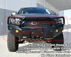 Ford R Ranger (2018-2021) PSR  PX MK3 8/2018-ON Ambush Triple Hoop Bullbar