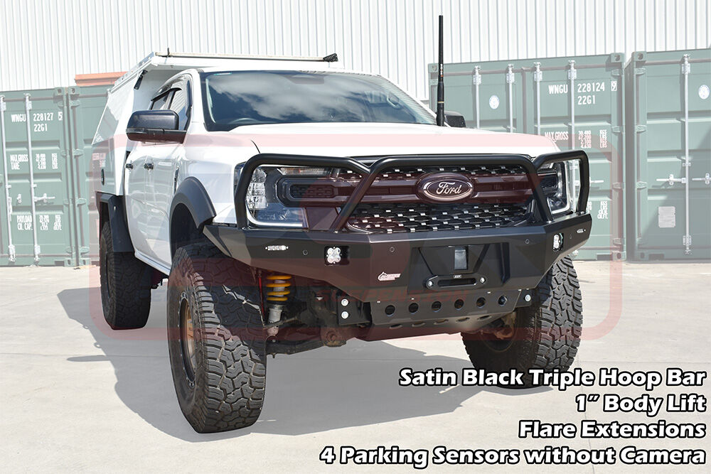 Ford RANGER (05/2022 - ON) NEXT GEN Ambush Triple Hoop Bullbar – PPD ...