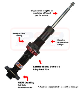 Ford Ranger (2022-2025) Next Gen / Volkswagen Amarok NF 2023-On PSR TTG Front 2-5" Adjustable Shock Absorber