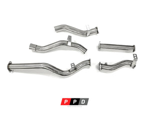 Toyota Landcruiser 76 Series (2016+) VDJ76 V8 TD Turboback DPF Delete Stainless Steel Exhaust