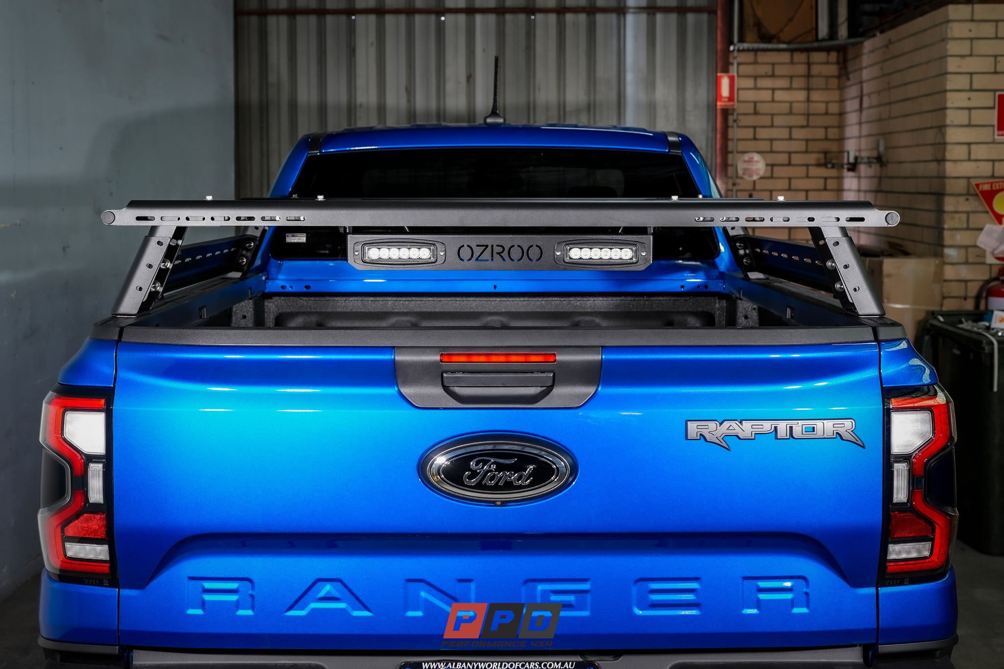 Ford Ranger Tub Rack Rails Ford Ranger (2022-2025) XLT / XLS / RAPTOR OzRoo Tub Rack – PPD Performance