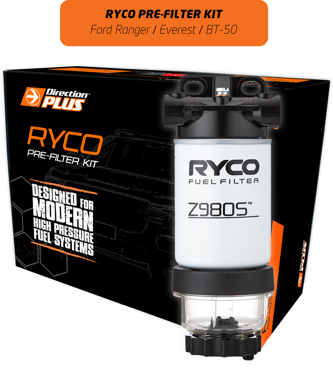 Ford Ranger ( PX PXII 3.2 & 2.2 TURBO DIESEL PRE-FILTER & OIL SEPARATOR ...